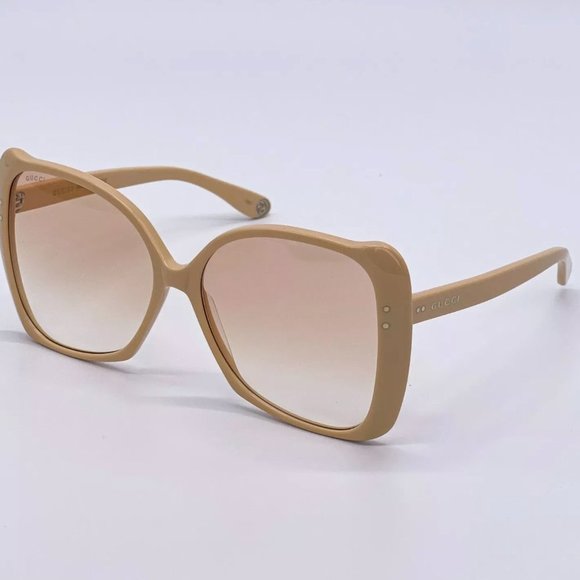 Sale! New Gucci Women\'s 62mm Beige Sunglasses! main image 5